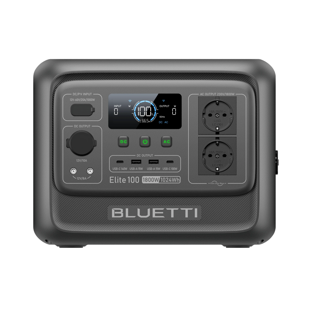 BLUETTI Elite 100 V2 — Station électrique portable — comparatif Energie-Easy