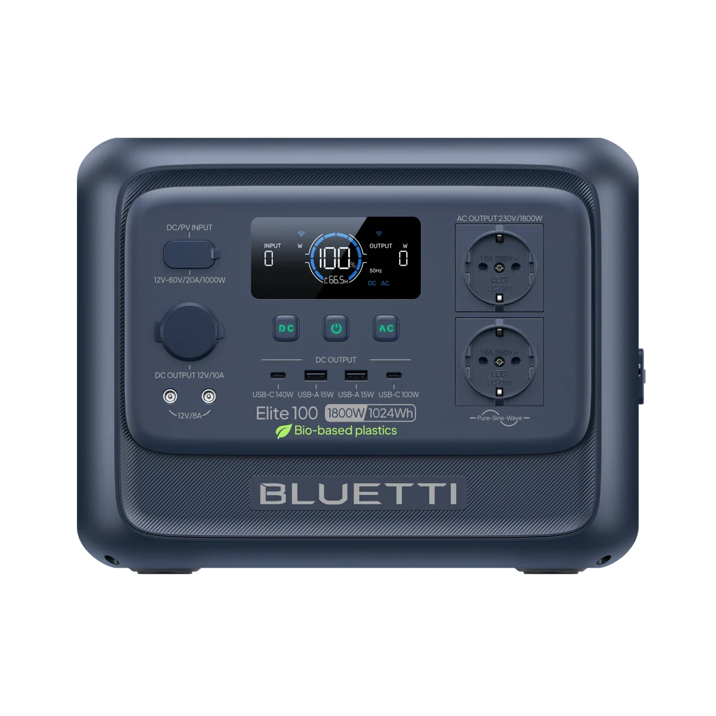 Elite 100 V2 Bio-Based | 1 024 Wh, 1 800 W Station électrique portable