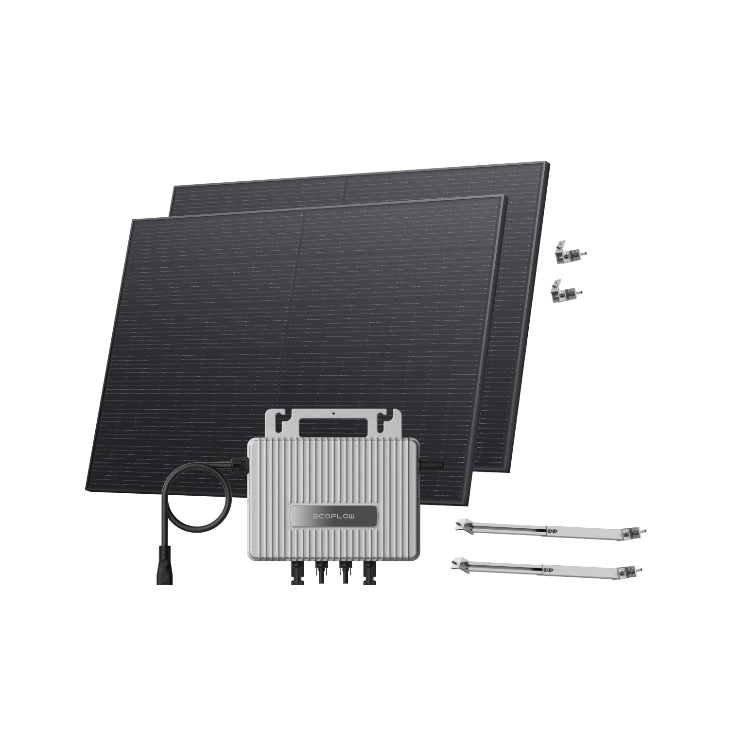 EcoFlow STREAM — Kit façade réglable 800 Wc (2 panneaux)